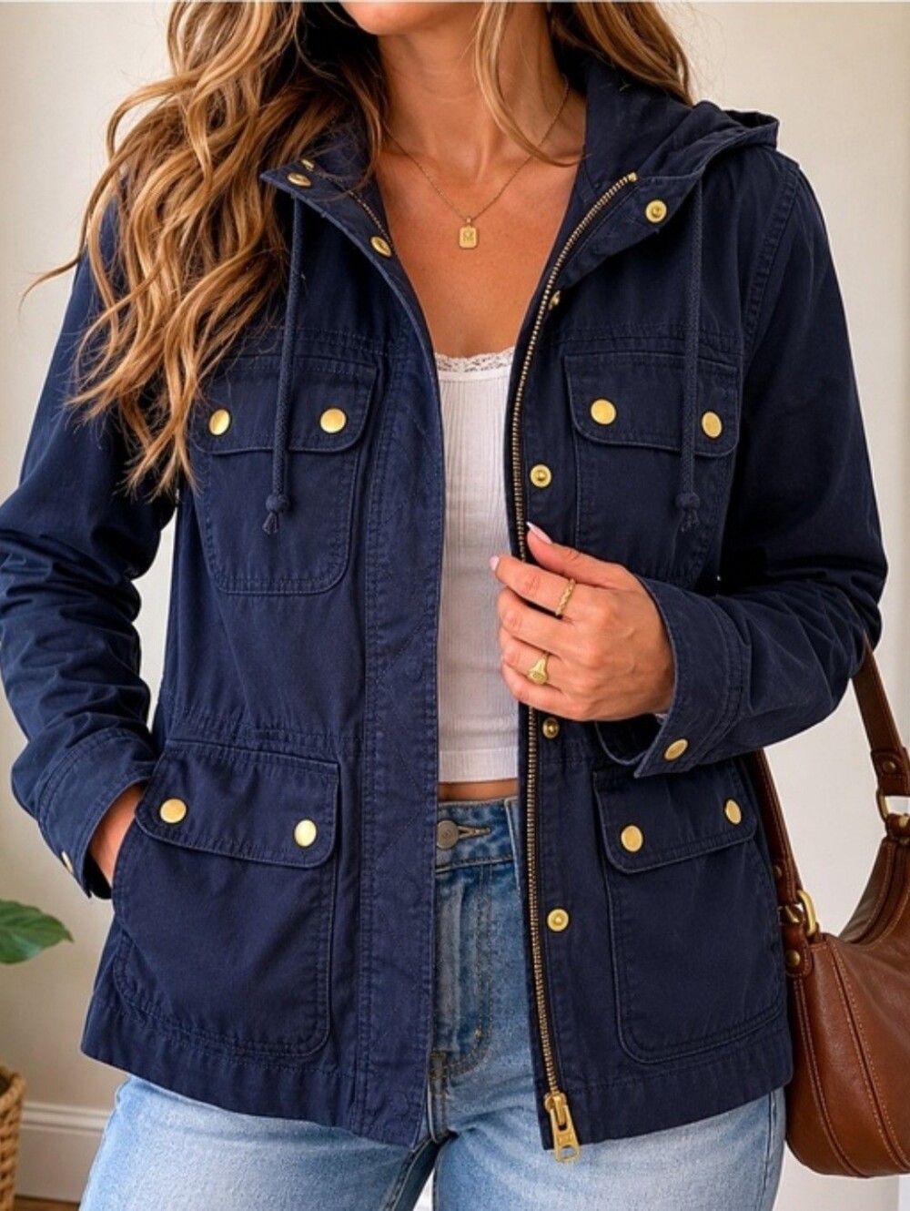 J. Crew Chic Cargo Jacket XS